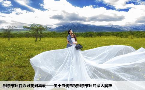 相亲节目能否寻找到真爱——关于当代电视相亲节目的深入解析