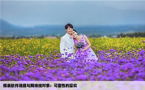 相亲软件选择与网络找对象：可靠性的探究