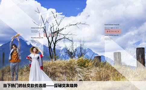当下热门的社交软件选择——探秘交友趋势