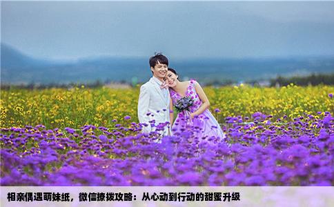 相亲偶遇萌妹纸，微信撩拨攻略：从心动到行动的甜蜜升级