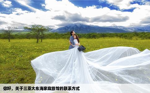 你好，关于三亚大东海家庭旅馆的联系方式