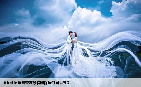 《hello语音交友软件删除后的可见性》