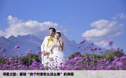 寻爱之旅：解锁“找个对象怎么这么难”的真相